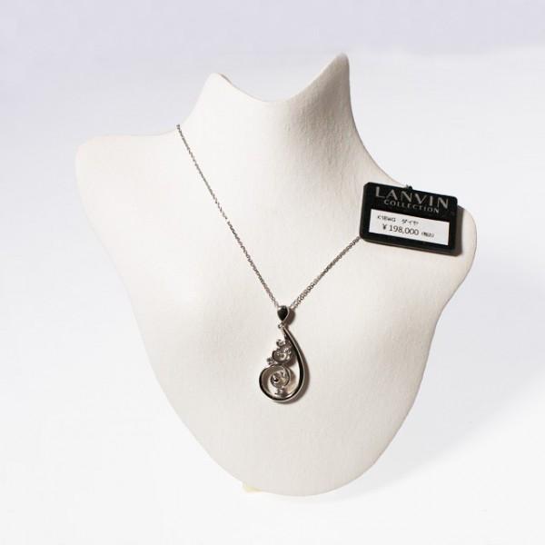 LANVIN 【国内正規品】ランバン パトリモワーヌ K18ホワイトゴールド  