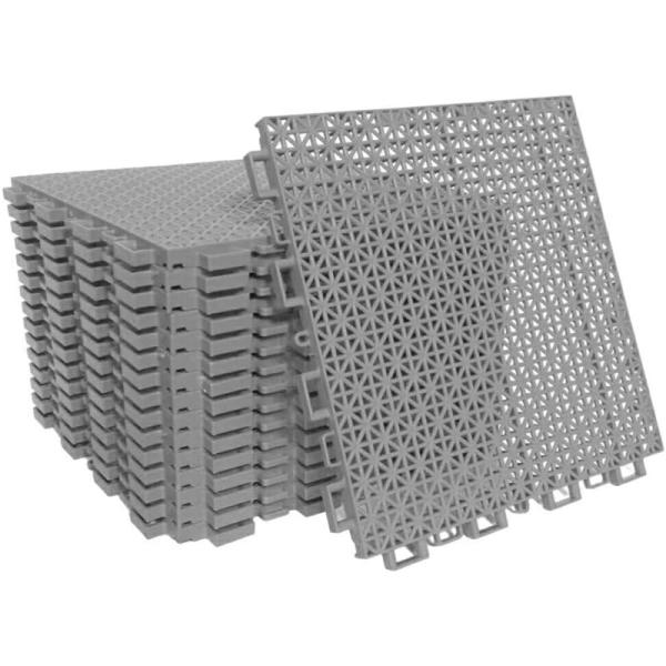 「製品仕様」素材：PP、シートサイズ：25×25cm、厚さ：1.2cm、1枚あたりの重量：125g。カラーバリエーションも豊富で、自由に組み合わせてスタイリッシュなインテリア空間を演出できます。  「通気性&amp;amp;水はけが良い」マ...