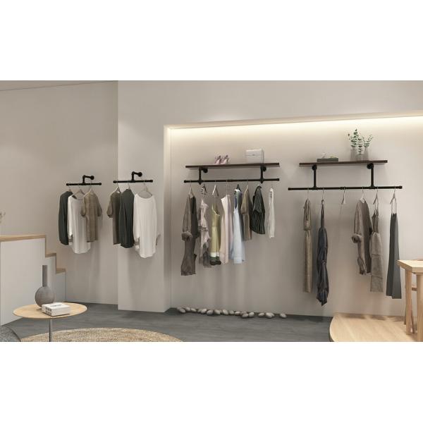 ? 【インダストリアル&amp;amp;レトロなデザイン】: この衣類ラックは高品質の鉄パイプ、滑らかなマットブラック仕上げの表面、インダストリアルシックでモダンな素朴なスチームパンクファームハウス、都会的な外観の家具で作られています。 そ...