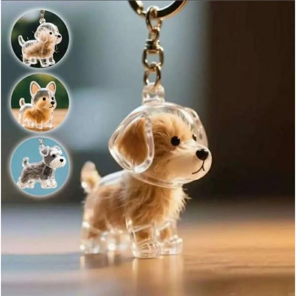 [Release date: July 4, 2025]キーホルダー ペット 遺毛 ケース 犬の毛収納ボトル 収納 透明カプセル メモリアルグッズ ペット 遺毛 遺毛入れ 透明ポータブル キーホルダー付き ペットの毛専用 おしゃれ アクセサリ