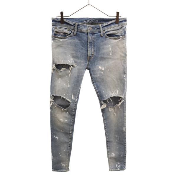 RESOUND CLOTHING 迷彩柄スキニーデニム スキニーパンツ スキニー デニムパンツ スキニーデニム デニム