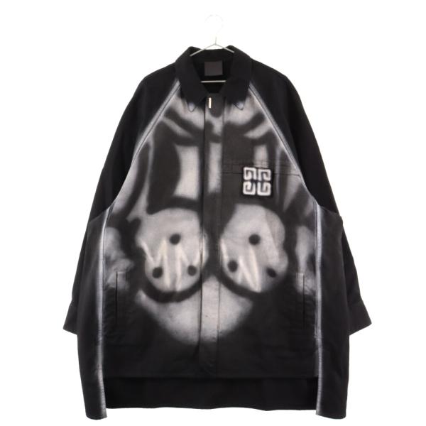 GIVENCHY ジバンシィ 22SS×CHITO TAG EFFECT DOG PRINT Camicia GIVENCHY ジバンシィ 22SS×CHITO TAG EFFECT DOG PRINT Camicia
