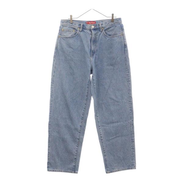 Supreme SUPREME シュプリーム Baggy Jean Washed Indigo ロゴ 刺繍