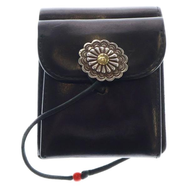 magさん専用ゴローズ　二つ折りウォレット goro's（ゴローズ） 2つ折り財布 K18付フラワーコンチョ(横