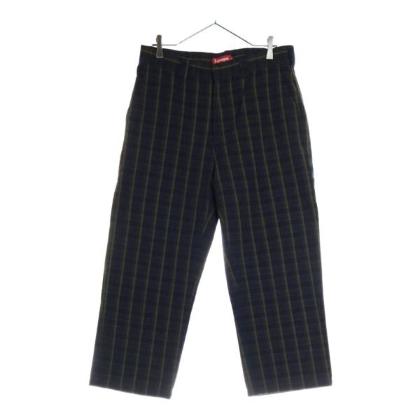 Supreme（シュプリーム） 23SS Work Pant Navy Plaid チェック柄ワーク