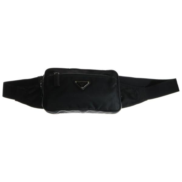 希少 PRADA プラダ ボディバッグ Re-Nylon 三角ロゴ 2VL977 PRADA（プラダ） ボディバッグ 2VL977 WOO 2DMG メンズ Re-Nylon