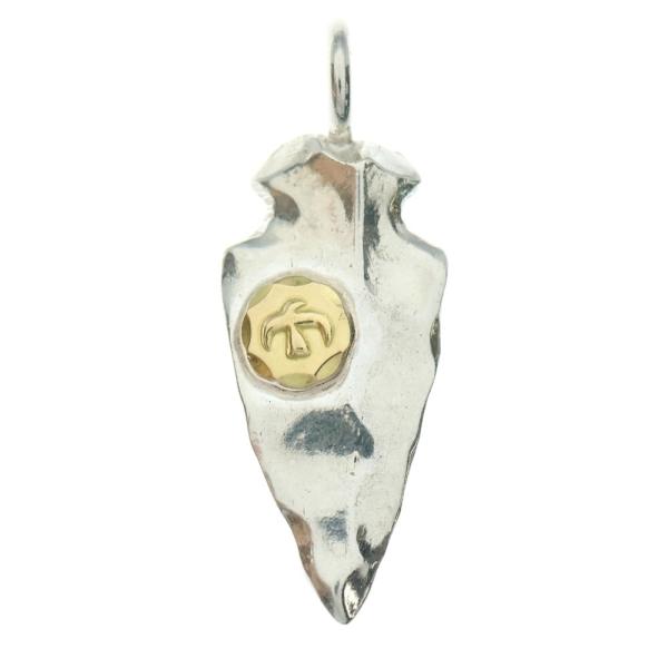 goro's（ゴローズ） メタル付き矢じり小 ペンダントトップ シルバー