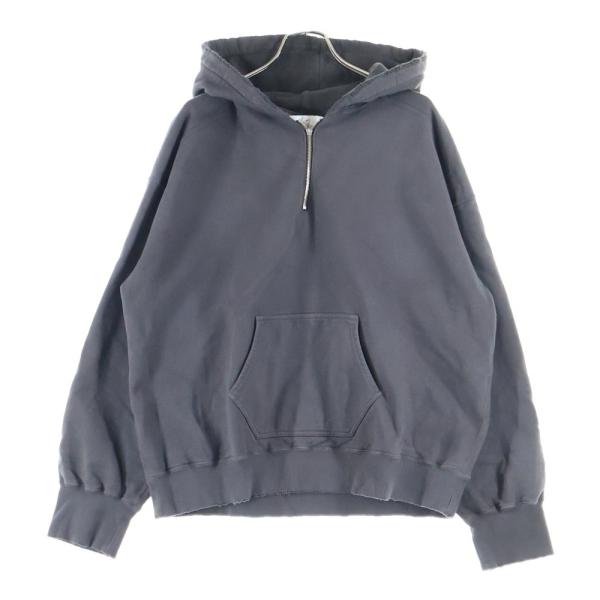 ANCELLM アンセルム 25AW HALF ZIP HOODIE ANC-CT117 ダメージ加工