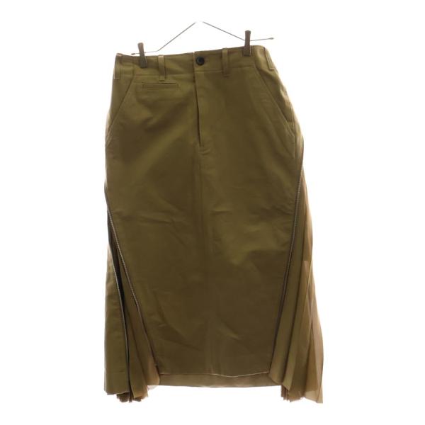 Sacai サカイ Plaid Skirt プリーツスカート ベージュ 3 SACAI＜サカイ＞ フローラル柄プリーツスカート（2245860）｜SACAI