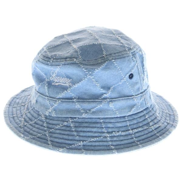 本日限定値下Supreme   ジャガード　デニム バケットハット　クラッシャー Supreme（シュプリーム） 23AW Punched Denim Crusher クラッシャー