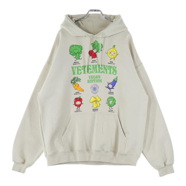 VETEMENTS（ヴェトモン） Vegan Logo Hoody ビーガン ロゴ スウェット