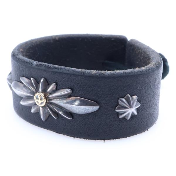 goro's（ゴローズ） GC24コンチョ付革ブレス ブラック : BRING Yahoo