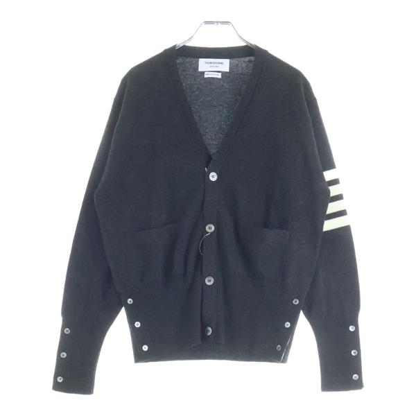 THOM BROWNE（トム ブラウン） クラシック カシミヤ 4BAR Vネック