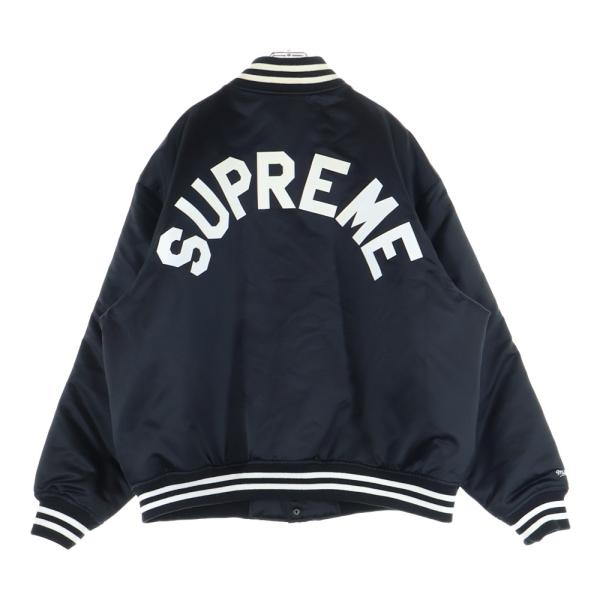 Supreme（シュプリーム） 24AW ×MITCHELL&NESS Satin Varsity Jacket