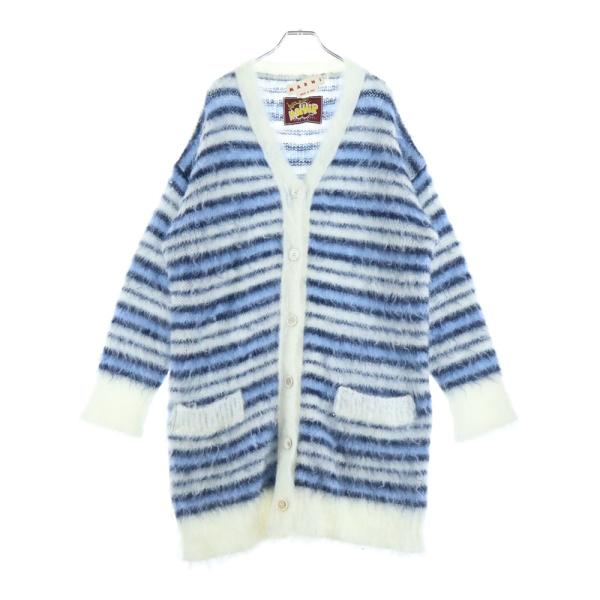 MARNI（マルニ） 22SS Striped Mohair Cardigan CDMD0267Q0 ストライプ
