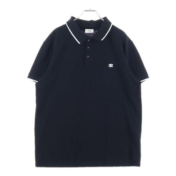CELINE（セリーヌ） トリオンフ ロゴ刺繍コットンピケ クラシック半袖