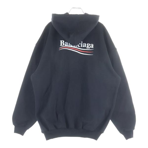 バレンシアガ 22AW 578135  TNVH! ロゴ刺繍ミディアムフィットプルオーバーパーカー レディース XS BALENCIAGA - バレンシアガ 22AW 578135 TNVH! ロゴ刺繍ミディアム