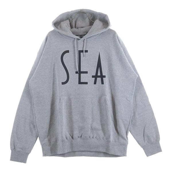 WIND AND SEA（ウィンダンシー） SEA (wavy) HOODIE ロゴ プリント
