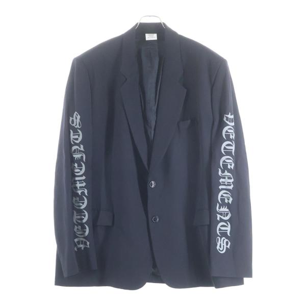 ジャケット・アウター VETEMENTS GOTHIC LOGO EMBROIDERED JACKET VETEMENTS（ヴェトモン） 20SS GOTHIC LOGO EMBROIDERED JACKET