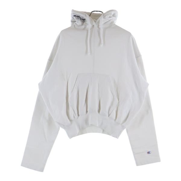 ヴェトモン ×チャンピオン Champion　  17SS  WSS17CH5 バックワッペンジップアップパーカー レディース S VETEMENTS - ヴェトモン ×チャンピオン Champion 17SS WSS17CH5 バック
