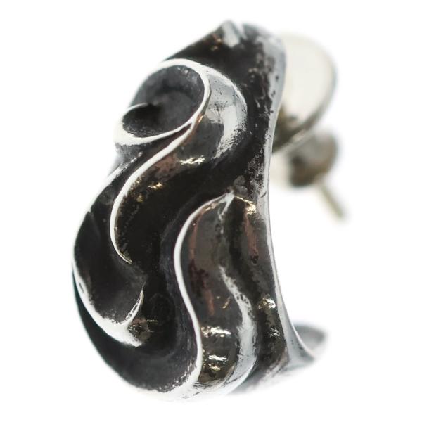★未使用★ CHROME HEARTS カーブド ティアドロップ ピアス SV CHROME HEARTS（クロムハーツ） CARVED TEARDROP カーブドティア