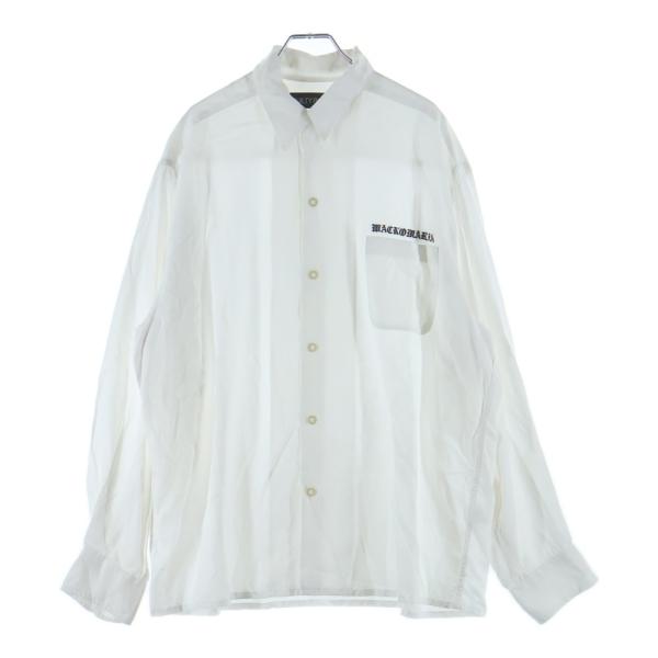 WACKO MARIA（ワコマリア） 50S OPEN COLLAR SHIRT ロゴ刺繍 オープン