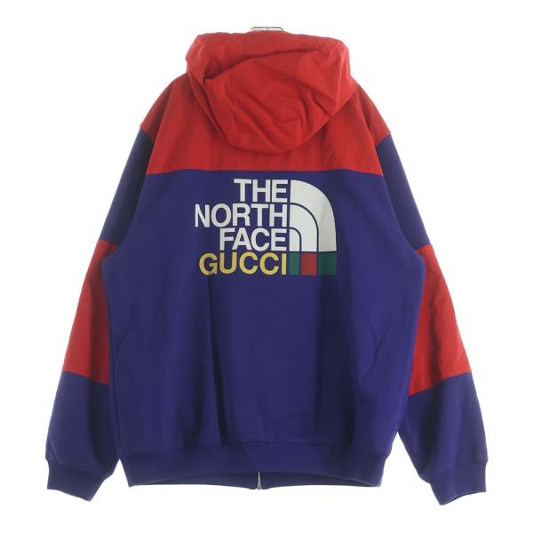 GUCCI グッチ パーカー フーディー ジップアップ　XS GUCCI（グッチ） adidas Hoodie アディダス ナイロン切替 ジップアップ