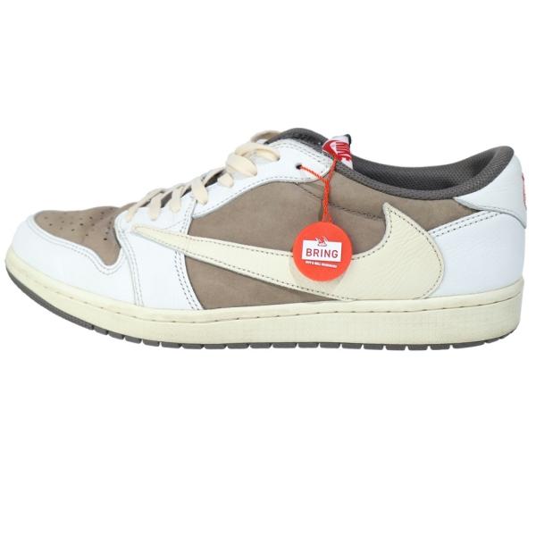 ナイキ ×トラヴィススコット AIR JORDAN1 LOW OG SP エアジョーダン1 リバースモカ ローカットスニーカー US13/31cm DM7866-162