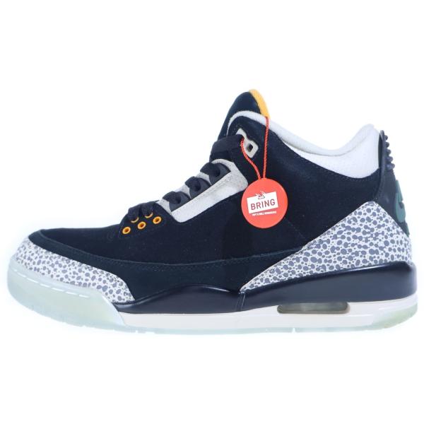 NIKE ナイキ AIR JORDAN 3 RETRO EP エアジョーダン3 ハイカットスニーカー ブラック US10/28cm 923096-001/923098-900