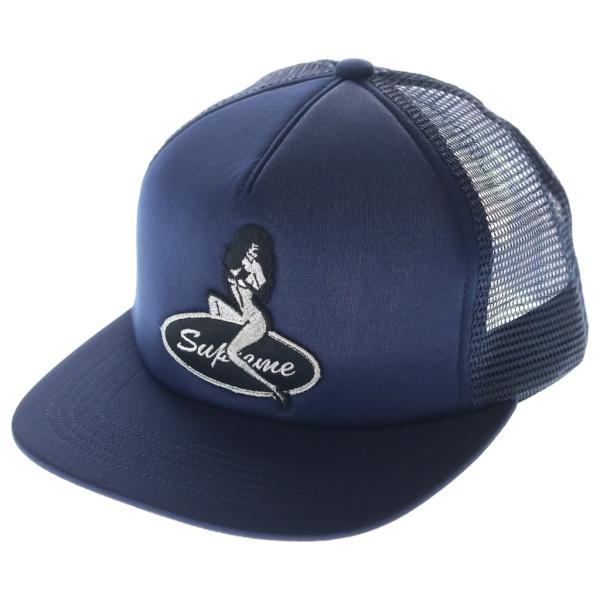 Supreme（シュプリーム） 25AW Pinup Mesh Back 5-Panel Navy ピン