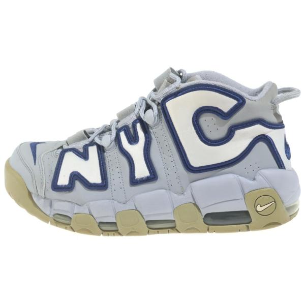 NIKE ナイキ AIR MORE UPTEMPO NEW YORK エア モアアップテンポ ニューヨーク ハイカットスニーカー グレー US9/27cm AJ3137-001
