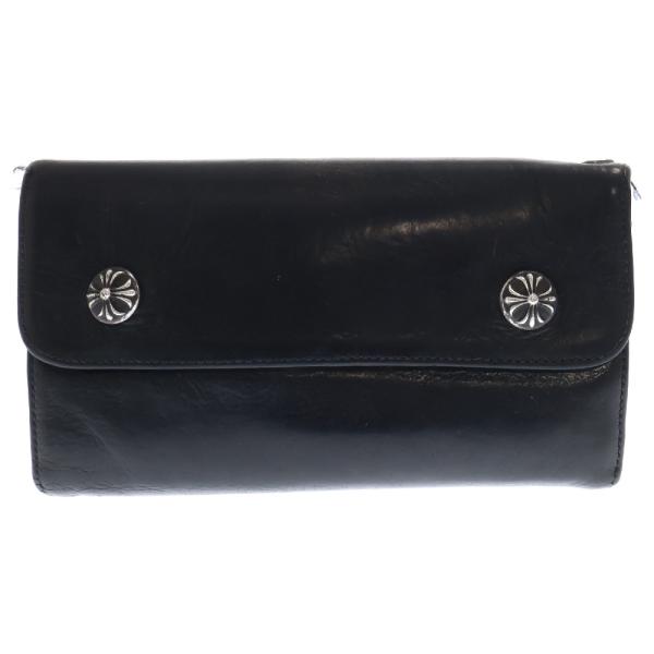 CHROME HEARTS（クロムハーツ） WAVE ウェーブ レザーウォレット 財布