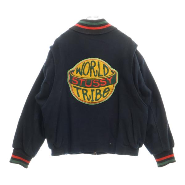 STUSSY ステューシー 90s OLD WORLD TRIBE 1991 ウール STUSSY ステューシー 90s OLD WORLD TRIBE 1991 ウール