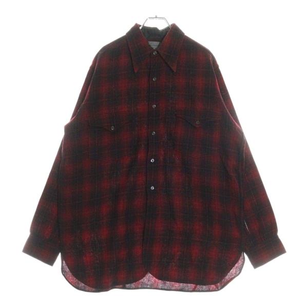 P*i様 【超希少】40sペンドルトンオンブレシャツ　L〜XLサイズ相当　状態◎ PENDLETON（ペンドルトン） 30-40S VINTAGE オンブレチェック ロング