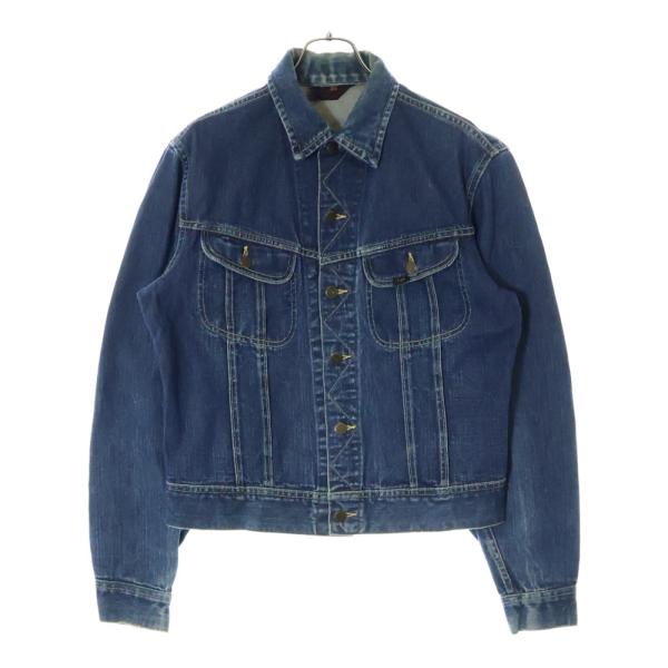 Lee 101J　60s 復刻 三角タグ デニムジャケット 38 濃紺 美品 LEE リー 101-J 50〜 60年代 赤タグ 〜三角タグ あたり デニム
