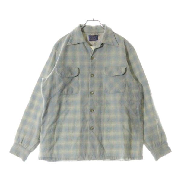 PENDLETON（ペンドルトン） 40s VINTAGE オンブレチェック ウール 長袖