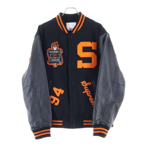 Supreme（シュプリーム） 19AW Team Varsity Jacket ワッペン チーム