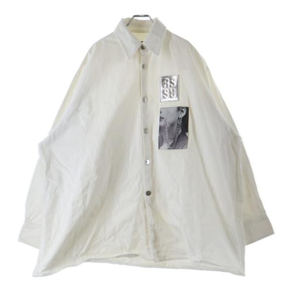 RAF SIMONS（ラフ シモンズ） 19SS Two Patches Big fit shirt 191ー