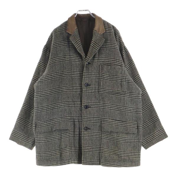 希少 AD2001 コムデギャルソンオム 田中オム メルトンウールコート S COMME des GARCONS HOMME コムデギャルソンオム 80s 田中オム Archive