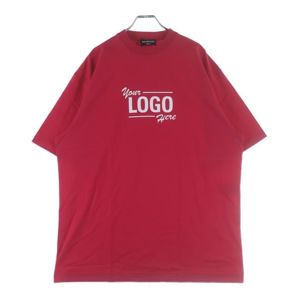 BALENCIAGA（バレンシアガ） 21SS Logo Here Flatground T-Shirt ロゴ
