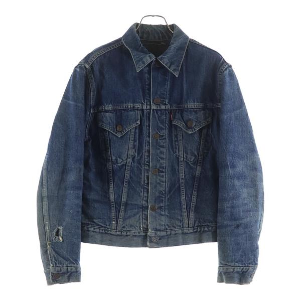 Levi's リーバイス 60s VINTAGE 559XX 3rd BIGE ヴィンテージ 最初期 ボタン裏刻印17 両面タブ 均等V ブランケット付き トラッカーデニムジャケット インディゴ Levi's（リーバイス） 60s 559XX 3rd BIGE ヴィンテージ 最初期 ボタン