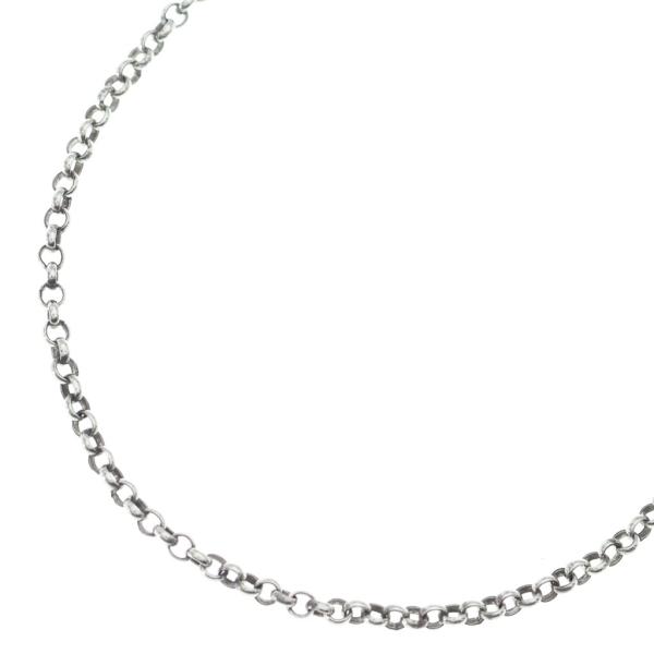 CHROME HEARTS クロムハーツ NECKCHAIN R16 ロールチェーンネックレス 16inch シルバー BCA082 CHROME HEARTS（クロムハーツ） NECKCHAIN R16 ロールチェーン
