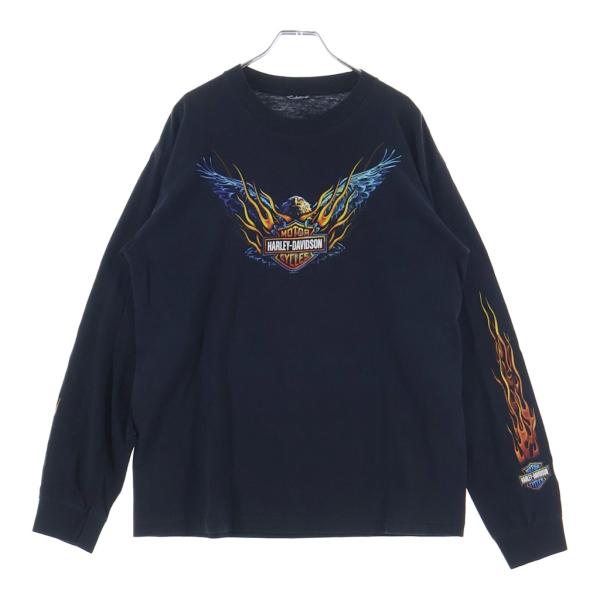 ハ*い様 00s Tシャツ ロンT ハーレーダビッドソン フレイム ビンテージ VINTAGE ヴィンテージ 00S Harley-Davidson ハーレーダビッドソン