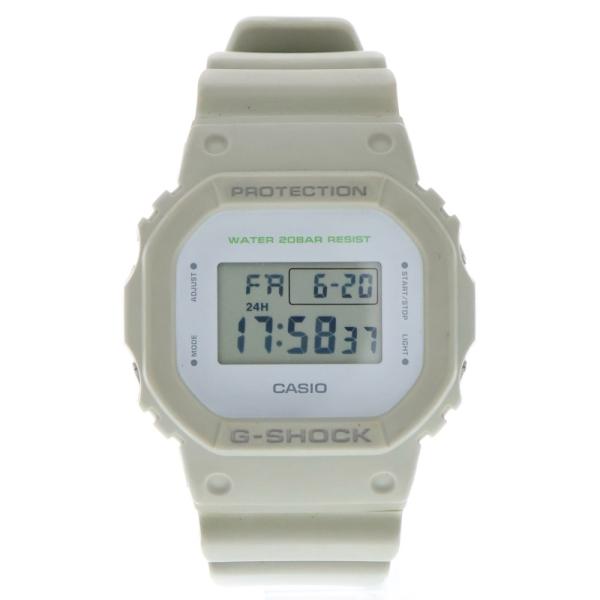 【美品】G-SHOCK DW-5600M ベージュ G-SHOCK CASIO カシオ ジーショック DW‐5600M ラバーストラップ 腕時計