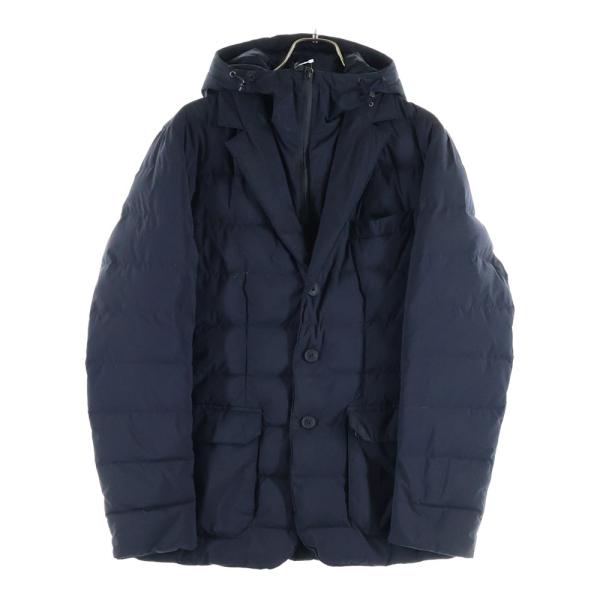 【中古】モンクレール MONCLER VERNOUX レイヤードダウンジャケット ブルゾン 長袖 1 ネイビー 紺 D20913091780 MONCLER（モンクレール） VERNOUX GIUBBOTTO ヴェルヌ レイヤード