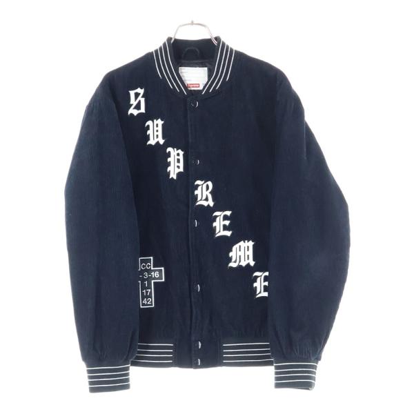 Supreme（シュプリーム） 18SS Old English Corduroy Varsity Jacket