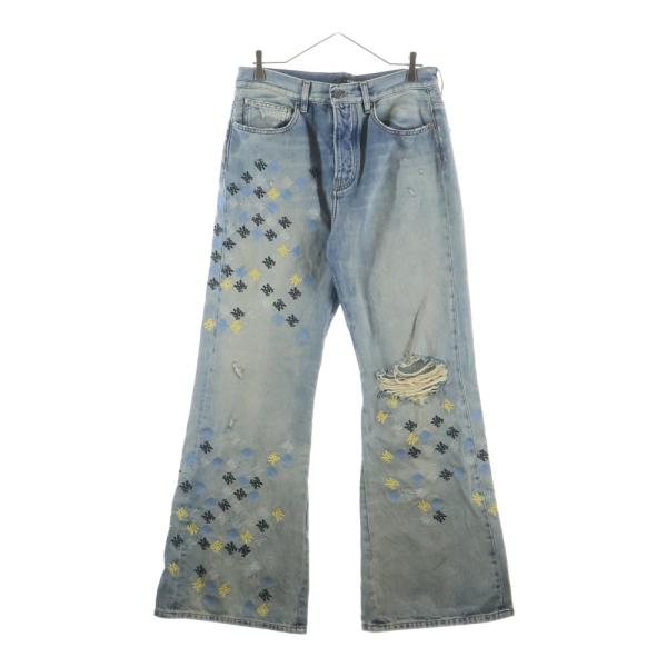 AMIRI（アミリ） 25SS MA QUAD EMBROIDERED FLARE / IND ロゴ刺繍