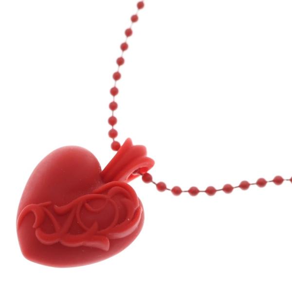 CHROME HEARTS（クロムハーツ） RUBBER HEART ハート ラバーネックレス