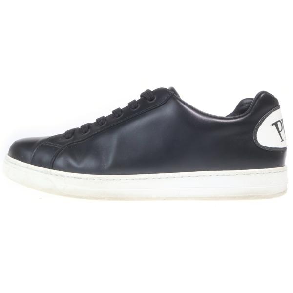PRADA（プラダ） コミックロゴヒールパッチ レザーローカット