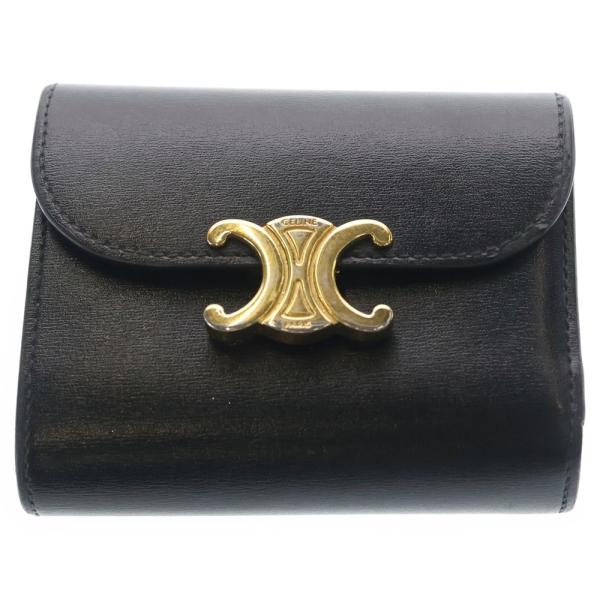 CELINE（セリーヌ） トリオンフ スモールフラップウォレット 三つ折り